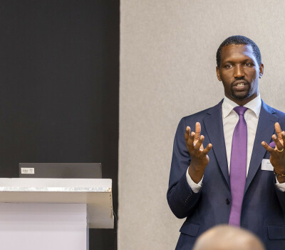 Claude in January 2023 at an ITM Rwanda partner meeting_s